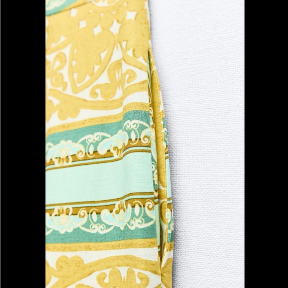 LINEN BLEND PRINTED PANTS - Picture 9 of 9